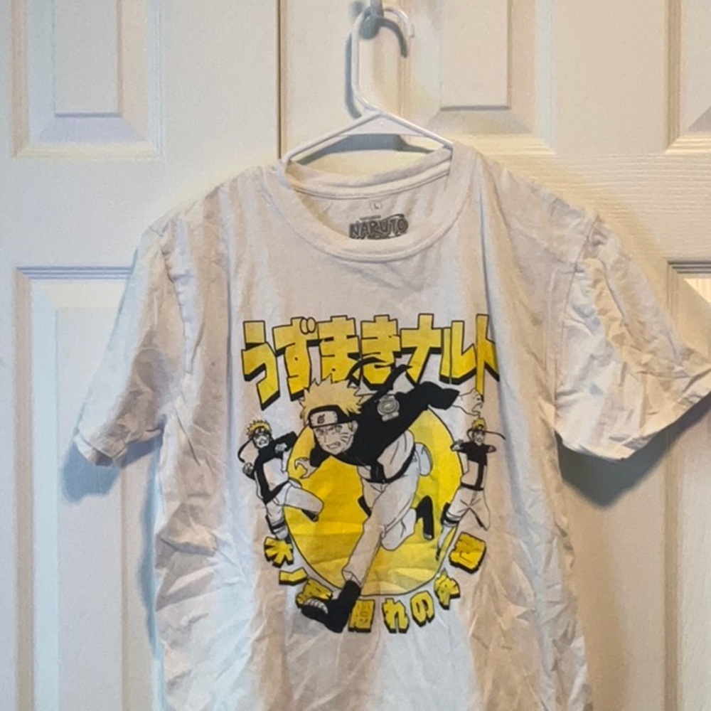Naruto shippuden anime shirt large Preowned
